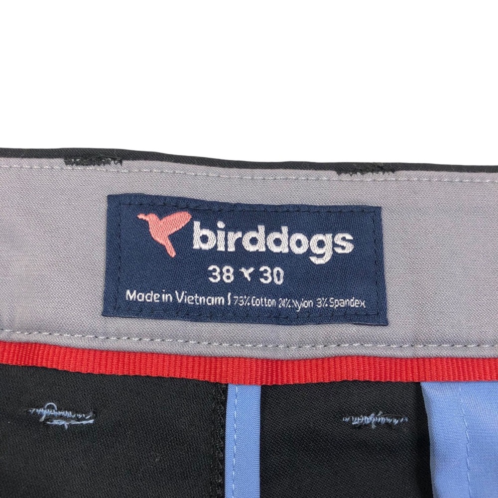 Birddogs Stretch Khaki Slim Fit Pants Men's Size 38 38X30 Charcoal Black - Picture 5 of 9